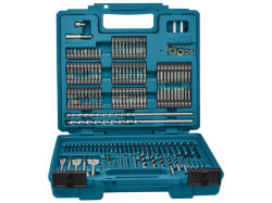 Makita E-11689, Multi-verktøy, Drill bit set, Metall, Stein, Tre, 3 - 10 mm, 4 - 7.5 mm, 3x60, 4x75, 5x85, 6x100, 7x120, 8x120, 10x120, 8x300, 10x3...