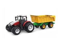 Amewi RC traktor med tipphenger LiIon 500mAh hvit/6+