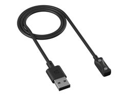 Polar Charge 2.0 - Ladekabel for smartarmbåndsur - USB hann til 4-stiftskontakt magnetisk - svart