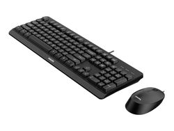 Philips SPT6207BL/00 tangentbord och mus, USB, trådbundet QWERTY, svart