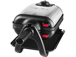Tefal WM756D, 2 vafler, Rektangulær, Sort, Rustfritt stål, Rustfritt stål, 1200 W, 10 cm