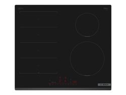 Bosch Serie | 6 PIX631HC1E - Induksjonskomfyrtopp - 4 plater - Nisje - bredde: 56 cm - dybde: 49 cm fasettert front - svart