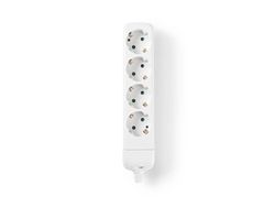 Nedis EXSO400F1WT, inomhus, IP20, Vit, 4 AC-utgångar, 230 V, 3680 W