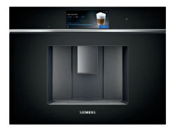 Siemens iQ700 CT718L1B0 - Automatisk kaffemaskin - innebygd med melkeskummer - 19 bar - svart