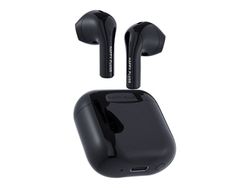 Happy Plugs JOY - True wireless-hörlurar med mikrofon - inuti örat - Bluetooth - svart