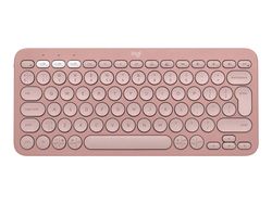 Logitech Pebble Keys 2 K380s - Tangentbord - trådlös - Bluetooth LE - QWERTY - USA, internationellt - tonal rose