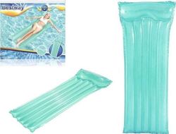 Bestway oppblåsbar flyte-/svømmemadrass havblå 183 x 76 cm