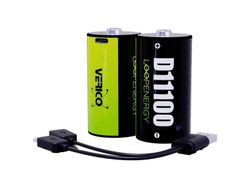 Verico LoopEnergy laddbart D-batteri litium 7400 mAh 1,5 V 2 st