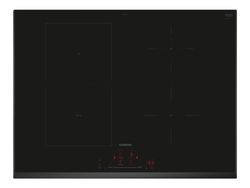 Siemens iQ500 ED751HSC1E - Induksjonskomfyrtopp - 4 plater - Nisje - bredde: 56 cm - dybde: 49 cm - fasett - svart