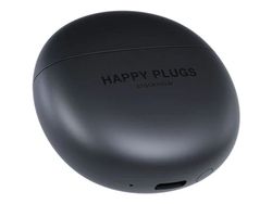 Happy Plugs JOY Lite - True wireless-hodetelefoner med mikrofon - ørepropp - Bluetooth - svart