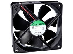Sunon EEC0381B2-000U-A99 axialfläkt 12 V/DC 197,03 m³/h 38 x 120 x 120 mm