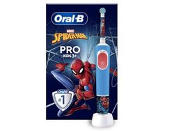 Elektrisk tannbørste Oral-B Vitality Pro Kids 103 Spiderman blå