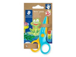 Staedtler Noris Junior, Barn, Rett kutt, Single/enkelt, Blå, Gult, Metall, Høyrehendt