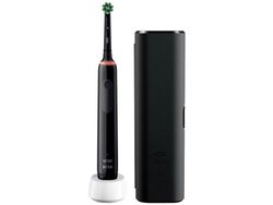Oral-B Pro 3 3500, Voksen, Roterende Tannbørste, Daglig stell, Sensitiv / Myk, Whitening, Svart, 2 min, 4 x 30 sec, Svart
