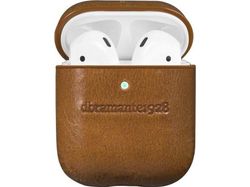 dbramante beskyttelsesetui Copenhagen Leather til AirPods 1/2 brun