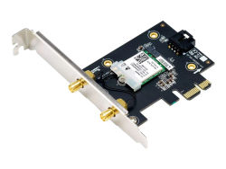 ASUS PCE-AX1800 - Nätverksadapter - PCI Express x1 - 802.11a, 802.11b/g/n, 802.11ax, Bluetooth 5.2