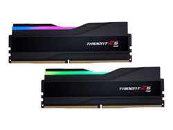 G.Skill Trident Z5 RGB - DDR5 - sats - 48 GB: 2 x 24 GB - DIMM 288-pin - 6000 MHz / PC5-48000 - CL40 - 1.35 V - ej buffrad - on-die ECC - mattsvart