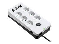 Eaton Protection Box - Överspänningsskydd - Växelström 220-250 V - 2500 Watt - utgångskontakter: 6 - vit
