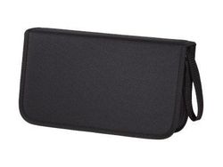 Hama CD/DVD Nylon Wallet 104 - Lomme for CD/DVD-plater - 104 plater - 600D nylon - svart, blå