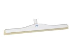 Gulvskrape, Vikan, 60x10x7,5 cm, hvit, cellegummi/PP, 60 cm, med svingledd og dobbeltblad