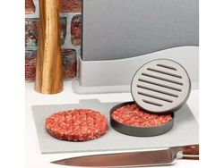 KINGHOFF hamburgerpresse i aluminium 12 cm