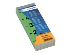 HERMA - Dekorasjonsklister - tall 1-500 - 2.8 x 5.6 cm - 100 ark - grønn - papir