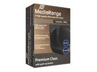 MediaRange Retail pack 6er-DVD-Box - DVD oppbevaringseske - kapasitet: 6 CD/DVD (en pakke 5)