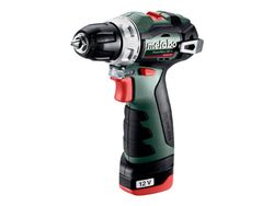 Metabo PowerMaxx BS BL - Borr/drivare - sladdlös - 2 hastigheter - nyckellös chuck 10 mm - 38 N·m - 2 batterier - 12 V