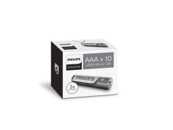PHILIPS batteri industrial alkaline AAA 10-pak - 2107737