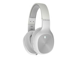 Edifier W800BT Plus - Hodetelefoner med mikrofon - full størrelse - Bluetooth - trådløs, kablet - 3,5 mm jakk - hvit