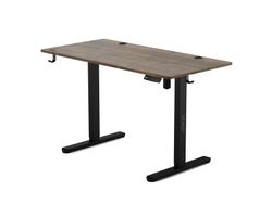 Skrivebord Nojo elektrisk 120x60 cm svart ramme med eik