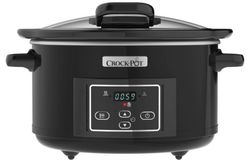 Crock-Pot CSC052X, 4,7 l, Svart, Silver, Digital, 0,5 h, 20 h, Glas