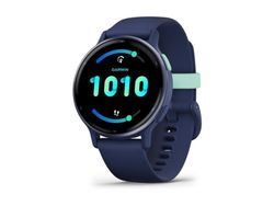 Garmin vívoactive 5 - Marineblå - smartklokke med bånd - silikon - håndleddstørrelse: 125-190 mm - display 1.2" - 4 GB - Bluetooth, ANT+, Wi-Fi - 26 g