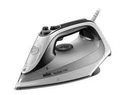 Braun TexStyle 7 Pro SI 7149 - Dampstrykejern med automatisk slukking - såleplate: EloxalPlus FreeGlide 3D - 2900 W - hvit/svart
