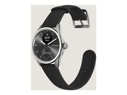 Withings ScanWatch 2 - 42 mm - rustfritt stål - hybridsmartur med bånd - fluorelastomer - håndleddstørrelse: 163-239 mm - monokrom - Bluetooth - 52...