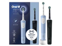 Oral-B Vitality Pro Duo elektrisk tannbørstesett – blå og svart