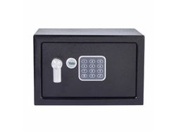 Yale YSV/200/DB2, Bærbar safe, Sort, Kombinasjonslås, 8,6 l, Stål, Gulv/vegg