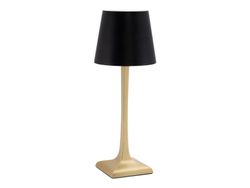 Securit® LED bordlampe ROMA, ledningsfri og genopladelig, gylden/sort