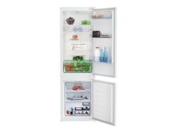 Beko BCHA275K4SN - Kjøleskap/fryser - bunnfryser - innebygd - bredde: 54 cm - dybde: 54.5 cm - høyde: 177.5 cm - 262 liter - Klasse E - hvit