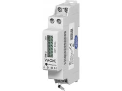 Orno 1-fazis elektros suvartojimo indikatorius, 40A, impulsinis išėjimas, 1 modulis, DIN TH-35mm