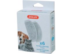 Zolux ZOLUX Fontenefilter for hund og katt 6 stk.