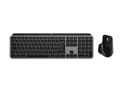 Logitech Master Series MX Keys S Combo for Mac - Tastatur- og mussett - full size - bakbelysning - trådløs - Bluetooth LE - QWERTY - US Internation...