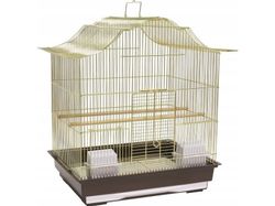 Panama Pet fuglebur 47x36x55,5 cm gull/brun