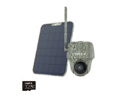 Reolink Go Series G450 + Solar Panel 2, IP-sikkerhetskamera, Utendørs, Ledning & Trådløs, Google Assistant, Utvendig, Tak/Vegg