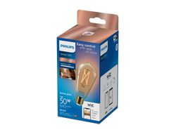Philips Smart - LED-glödlampa med filament - form: ST64 - E27 - 7 W (motsvarande 50 W) - klass F - varmt till kallt vitt ljus - 2000-5000 K - bärnsten