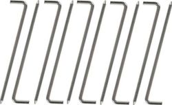 Redcliffs teltplugger 8 mm sett 10 stk metall 23 cm