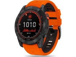 Tech-Protect rem til GARMIN FENIX 3 / 5X / 3HR / 5X PLUS / 6X / 6X PRO / 7X Tech-Protect IconBand oransje-svart