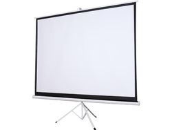 Silelis ET-2 118" (213x213 cm) projeksjonslerret, automatisk tilbaketrekkbar, stativ