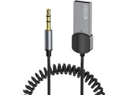 Bluetooth-adapter Tech-Protect TECH-PROTECT ULTRABOOST Bluetooth AUX ljudadapterkabel grå