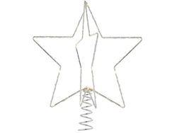 Sirius Christina julgransspets silver H 25 cm